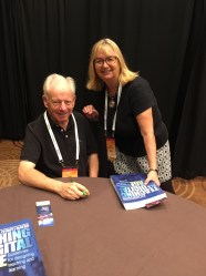 Dr. Tony Bates with Kathy Keairns at book signing
